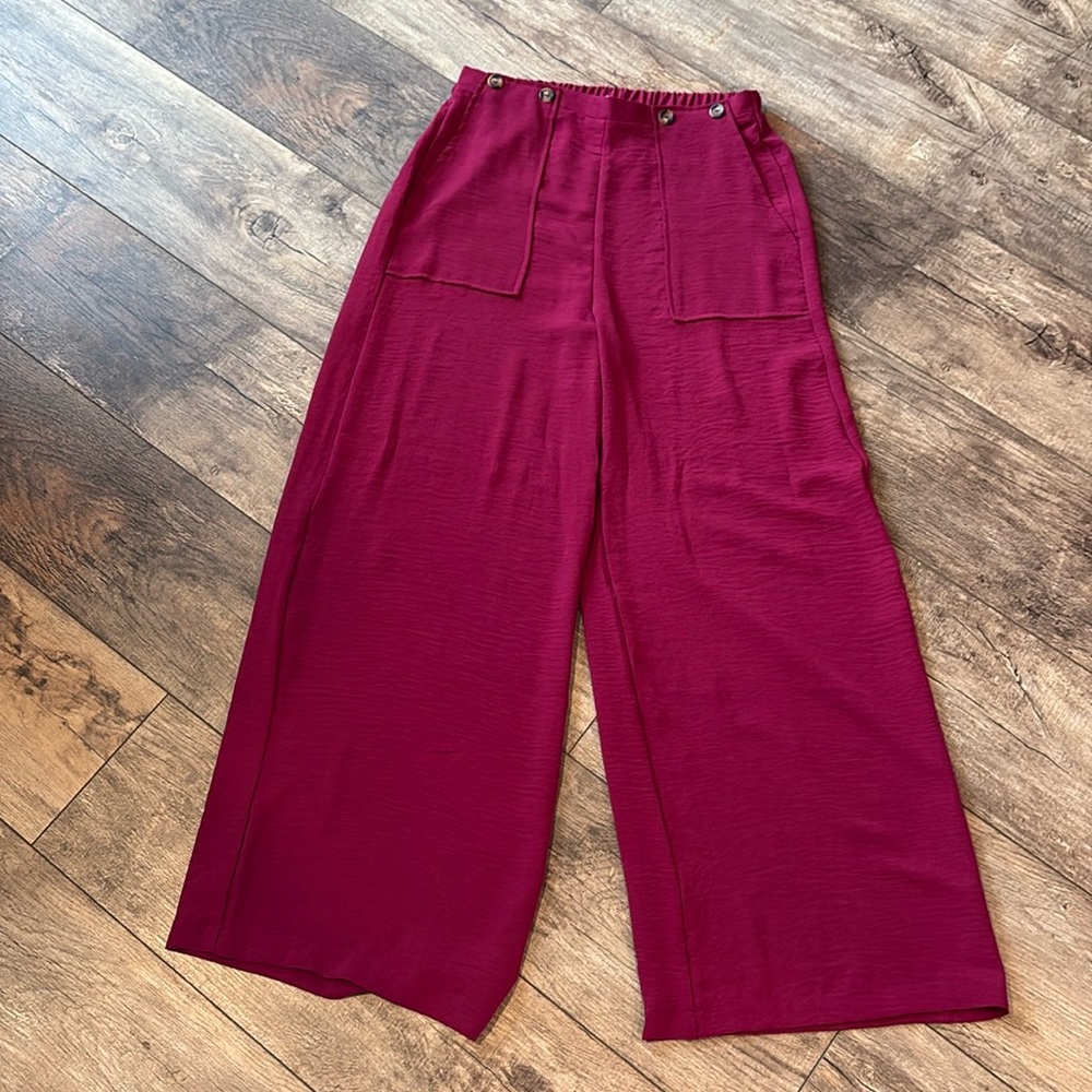 Wide leg Dress trousers